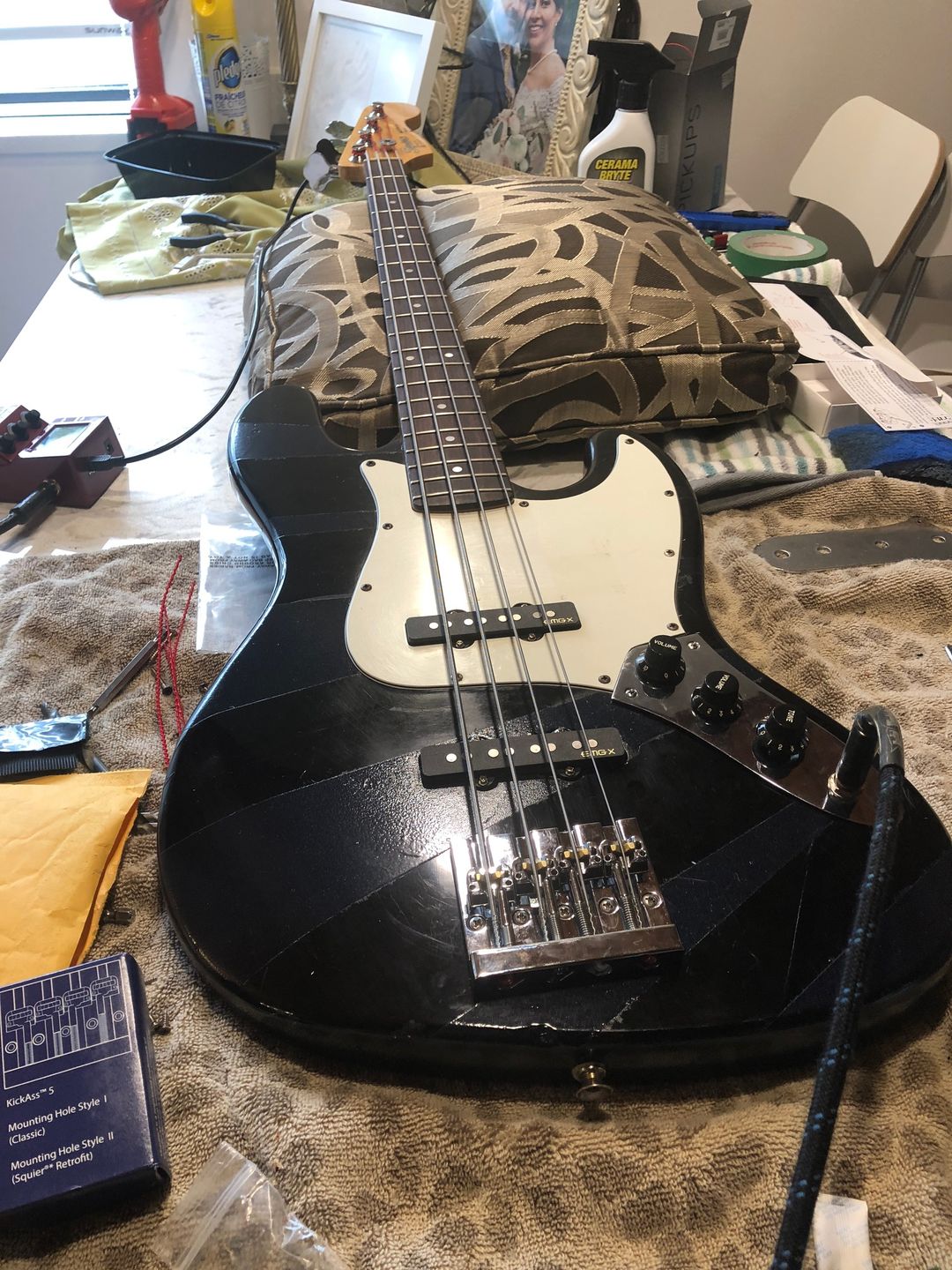 Customer photo review of 4 String KickAss™ Bass Bridge
