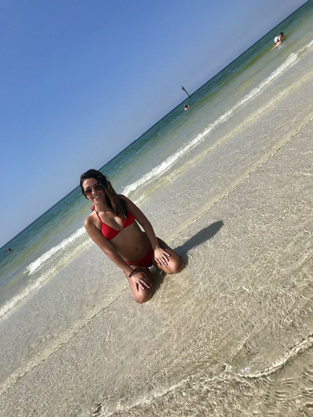 Customer photo review of Rose Red Bikini Top II
