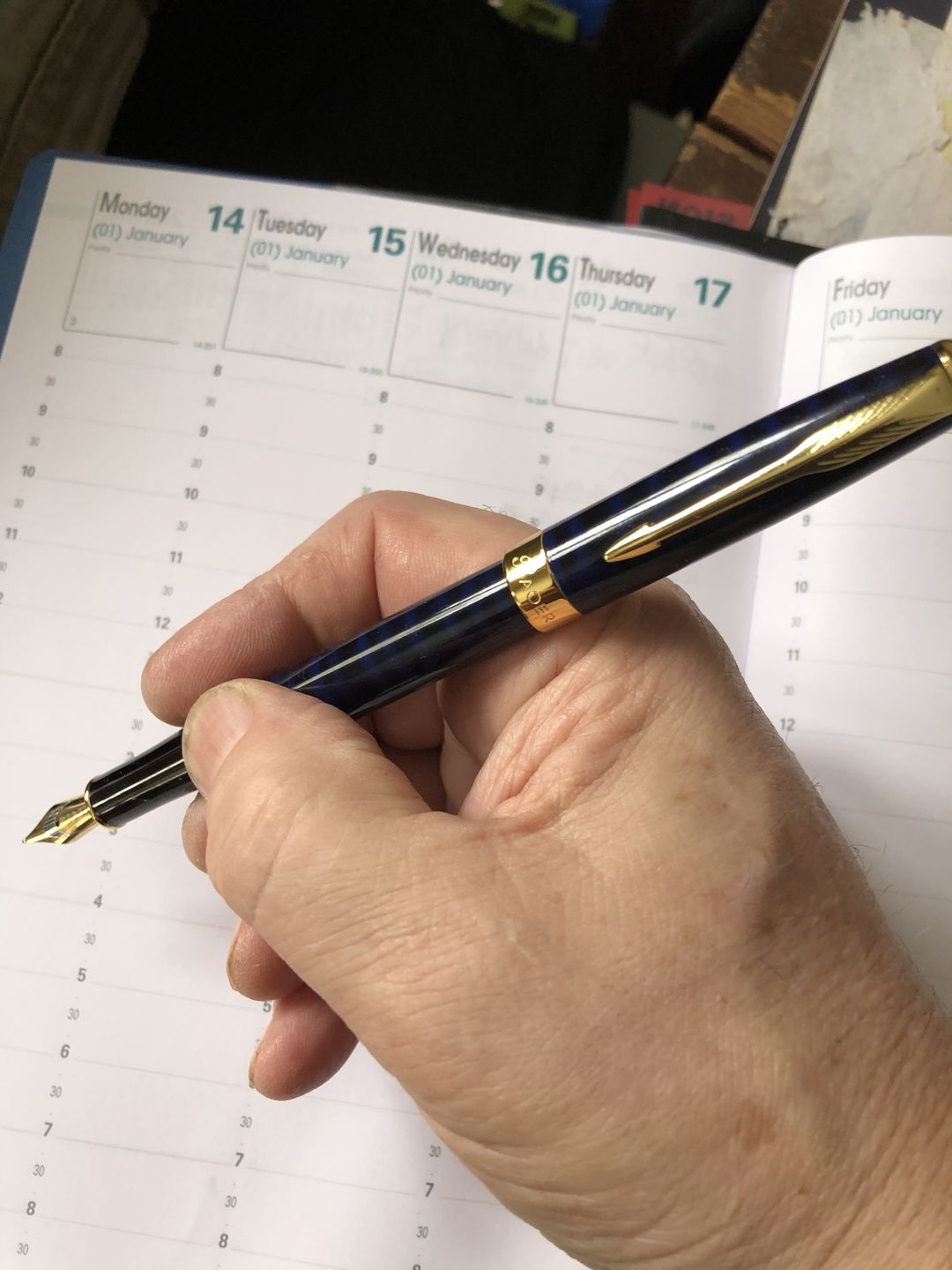 Customer photo review of Luxury Baoer Fountain Pen
