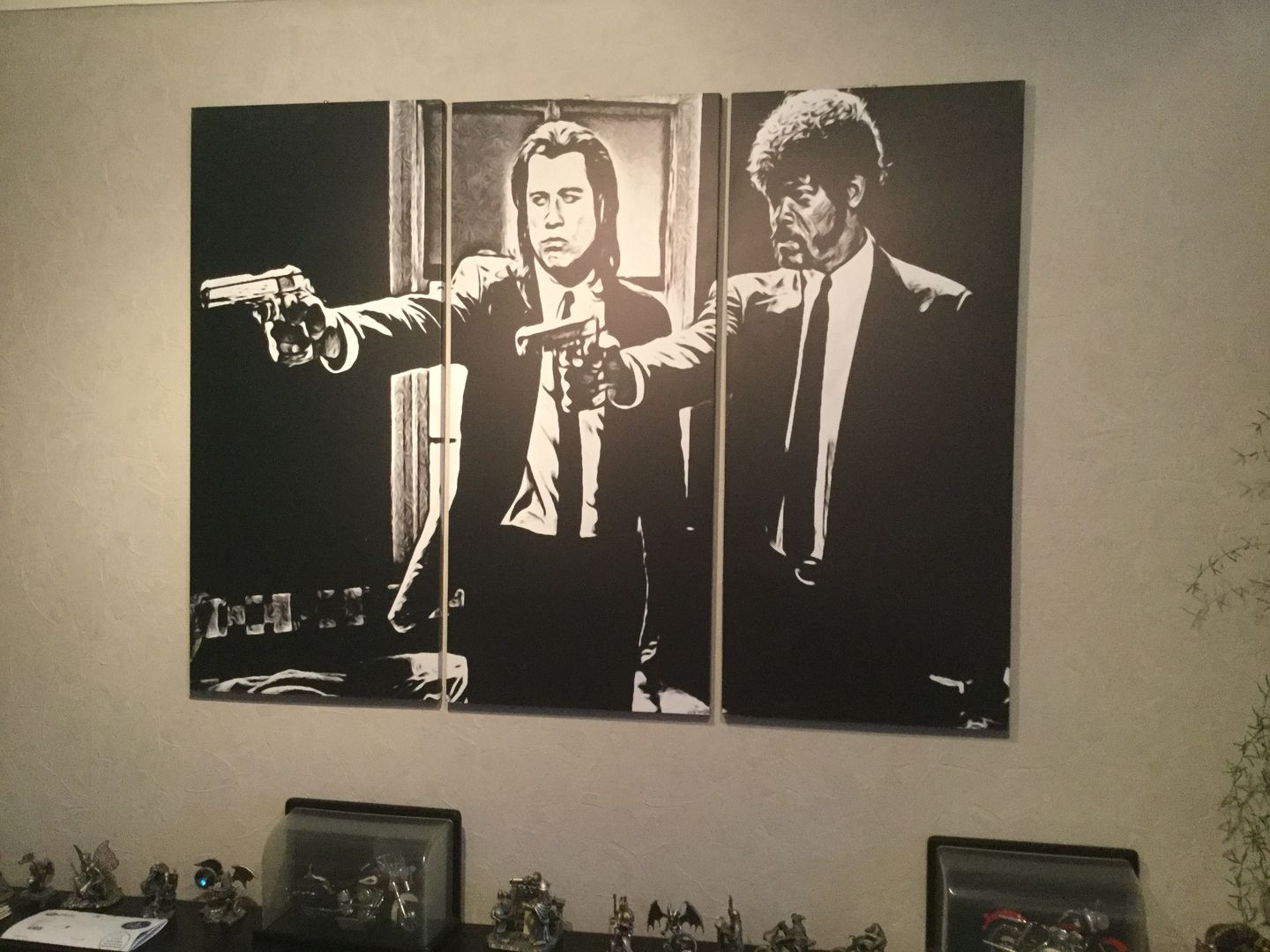 Customer photo review of Pulp Fiction Wall Art