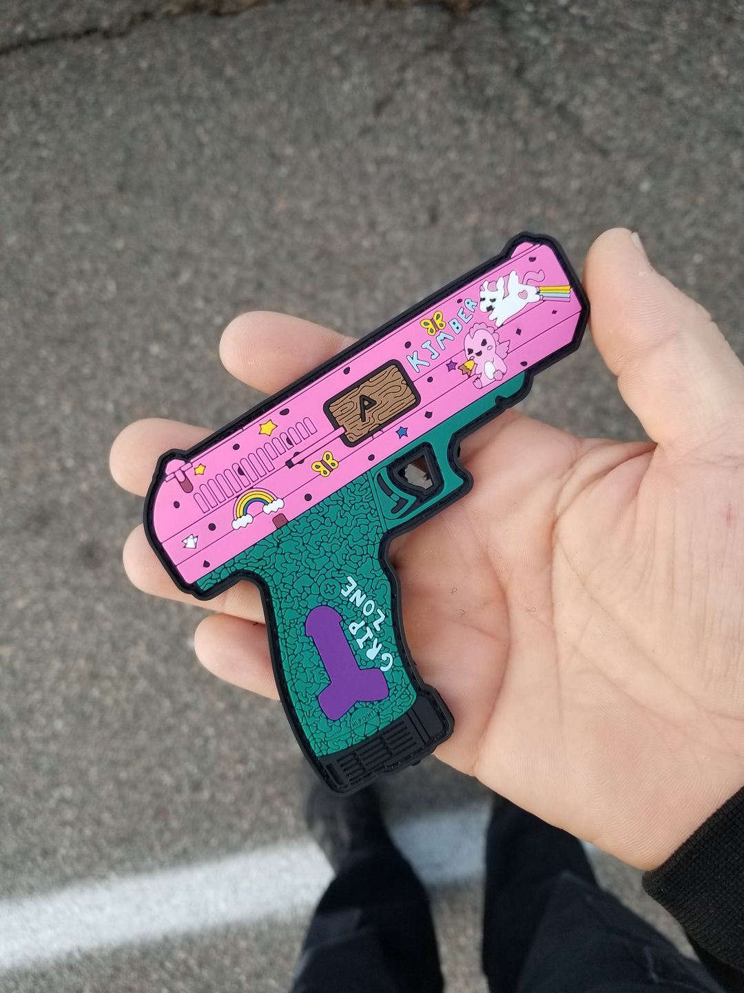 Customer photo review of Bubbalicous Hi-Point Morale Patch