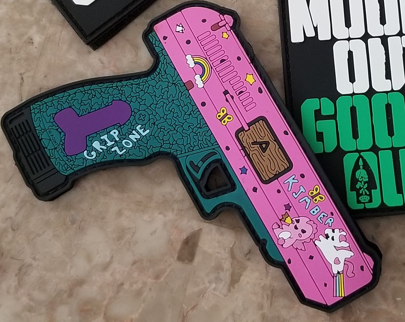 Customer photo review of Bubbalicous Hi-Point Morale Patch