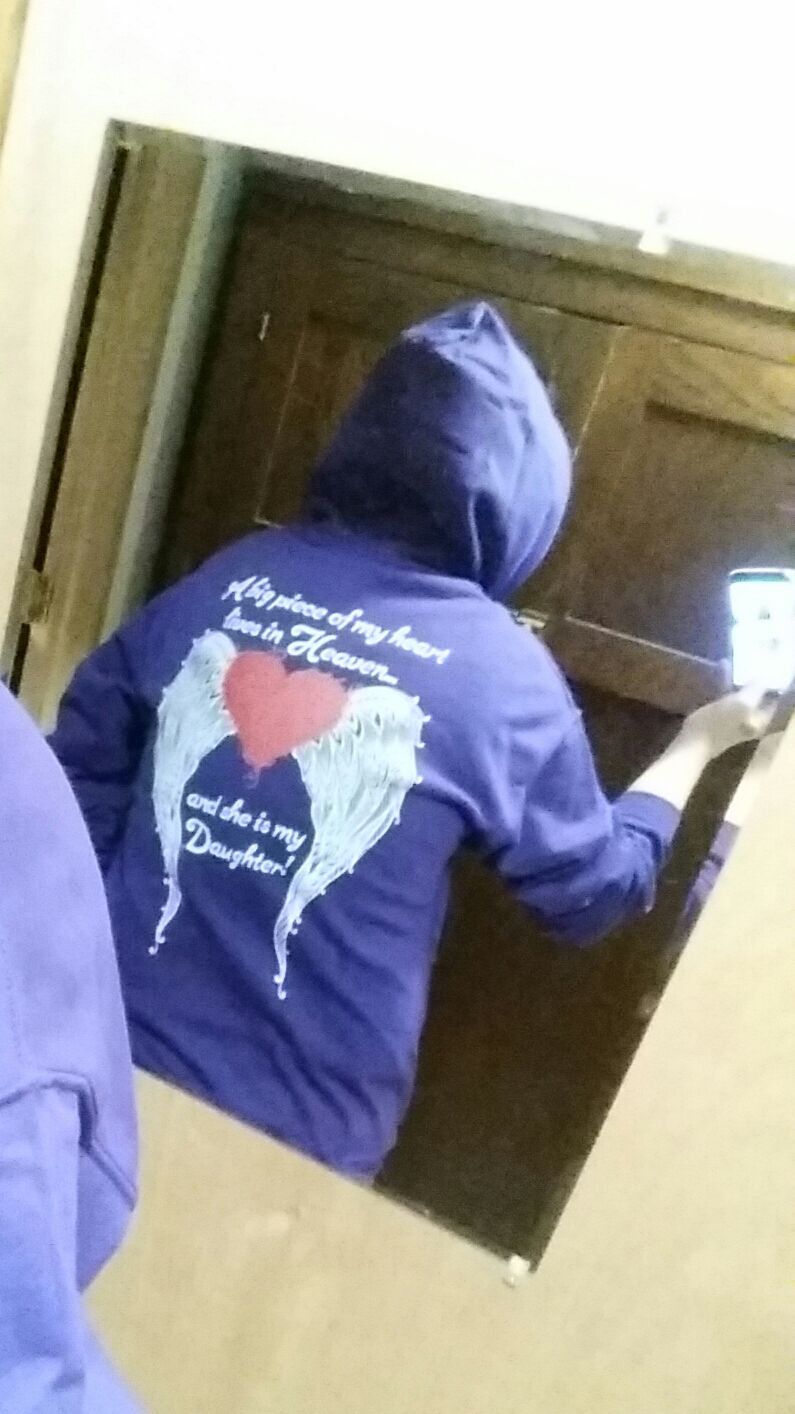 Customer photo review of Daughter - A Big Piece of my Heart Hoodie