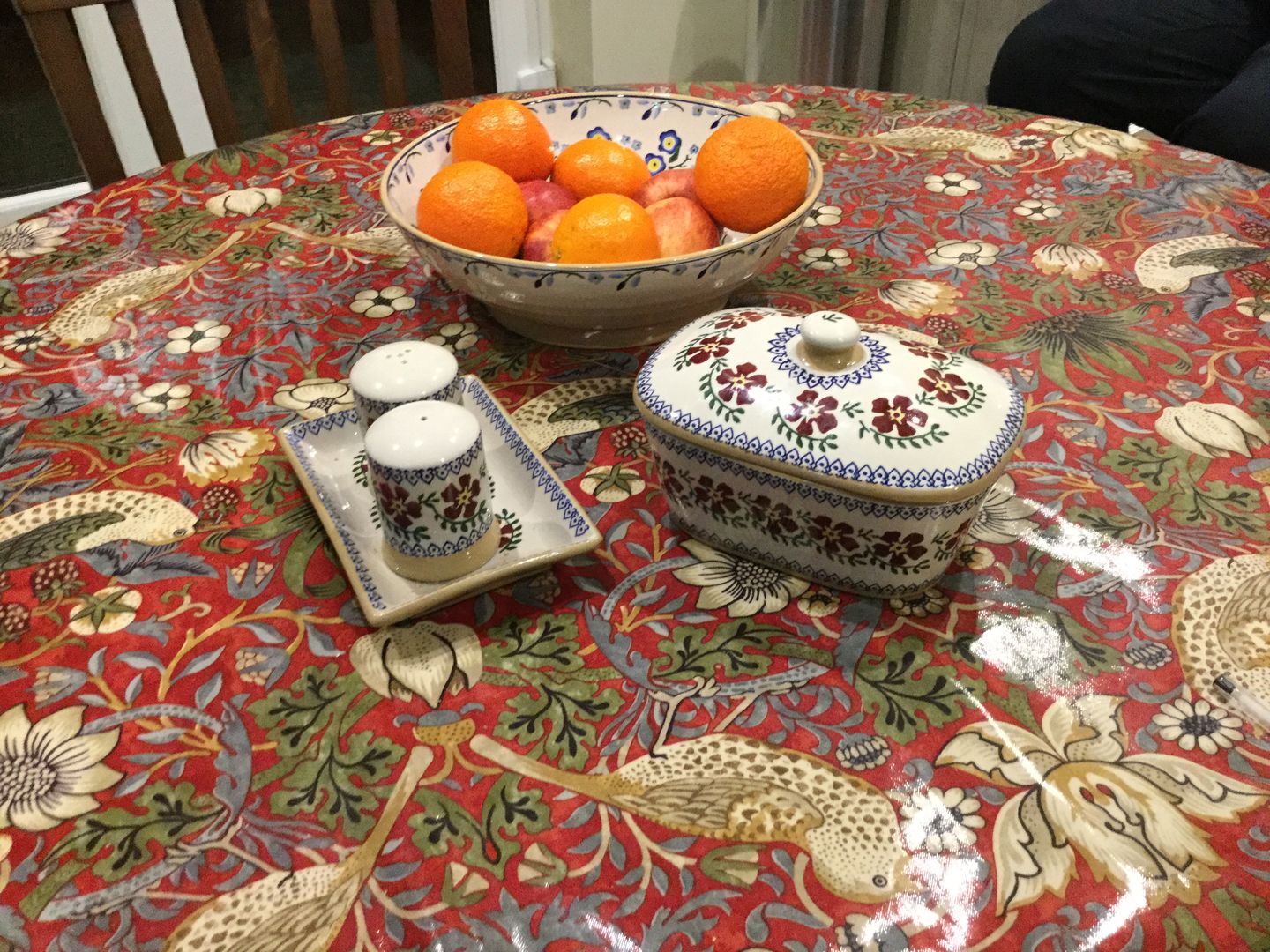 Customer photo review of Covered Butterdish Old Rose