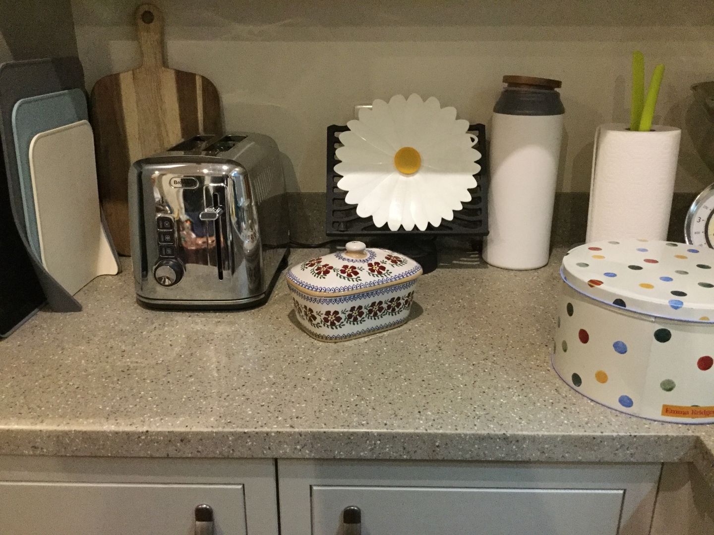 Customer photo review of Covered Butterdish Old Rose