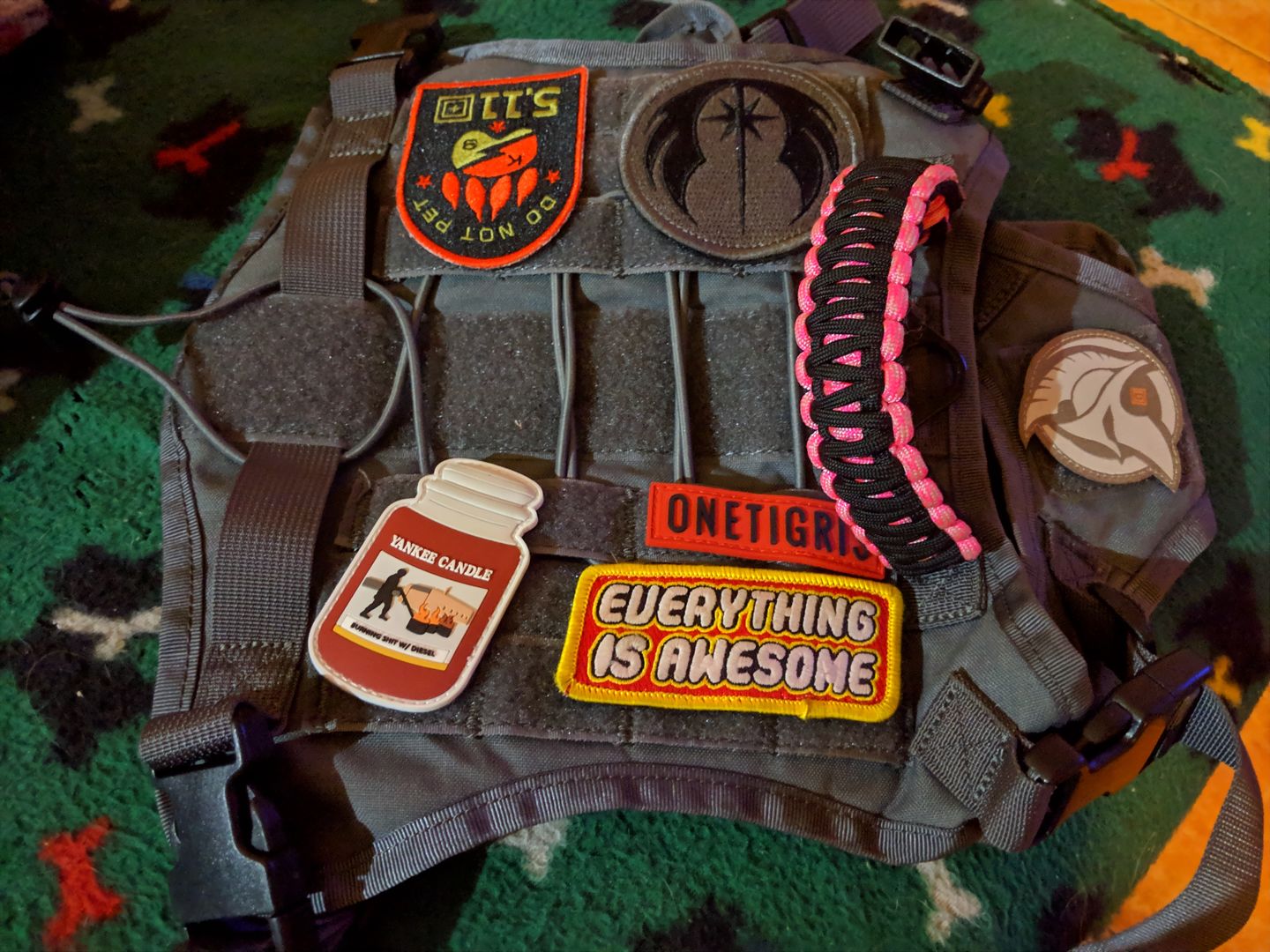 Customer photo review of Yankee Candle - Burning Shit W/ Diesel Morale Patch