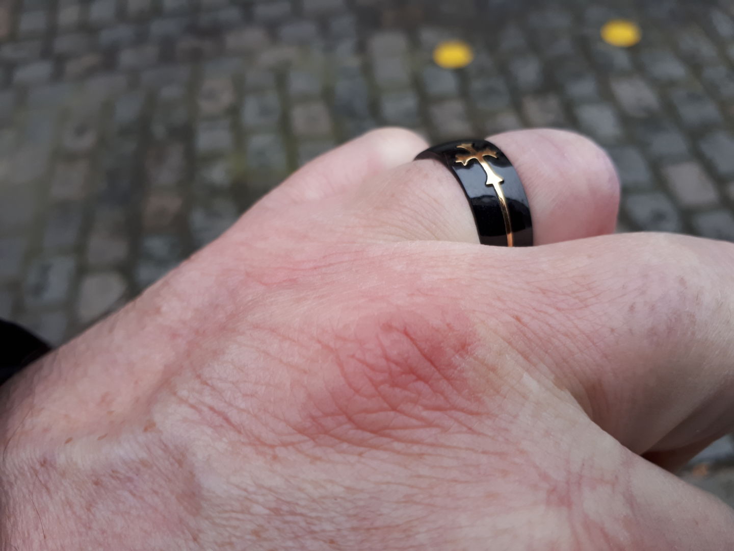 Customer photo review of Bague de la Guerre Sainte