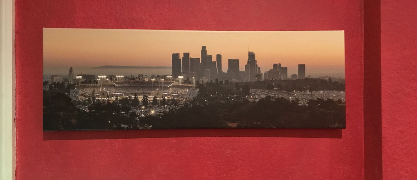 Customer photo review of Dodger Stadium 2018 World Series Historic Game Three Fine Art Print