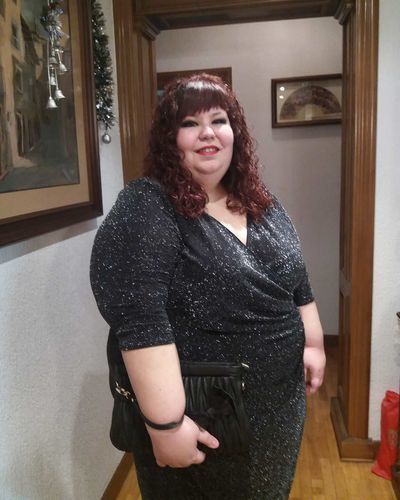 Customer photo review of Glitter Maxi Bodycon Dress