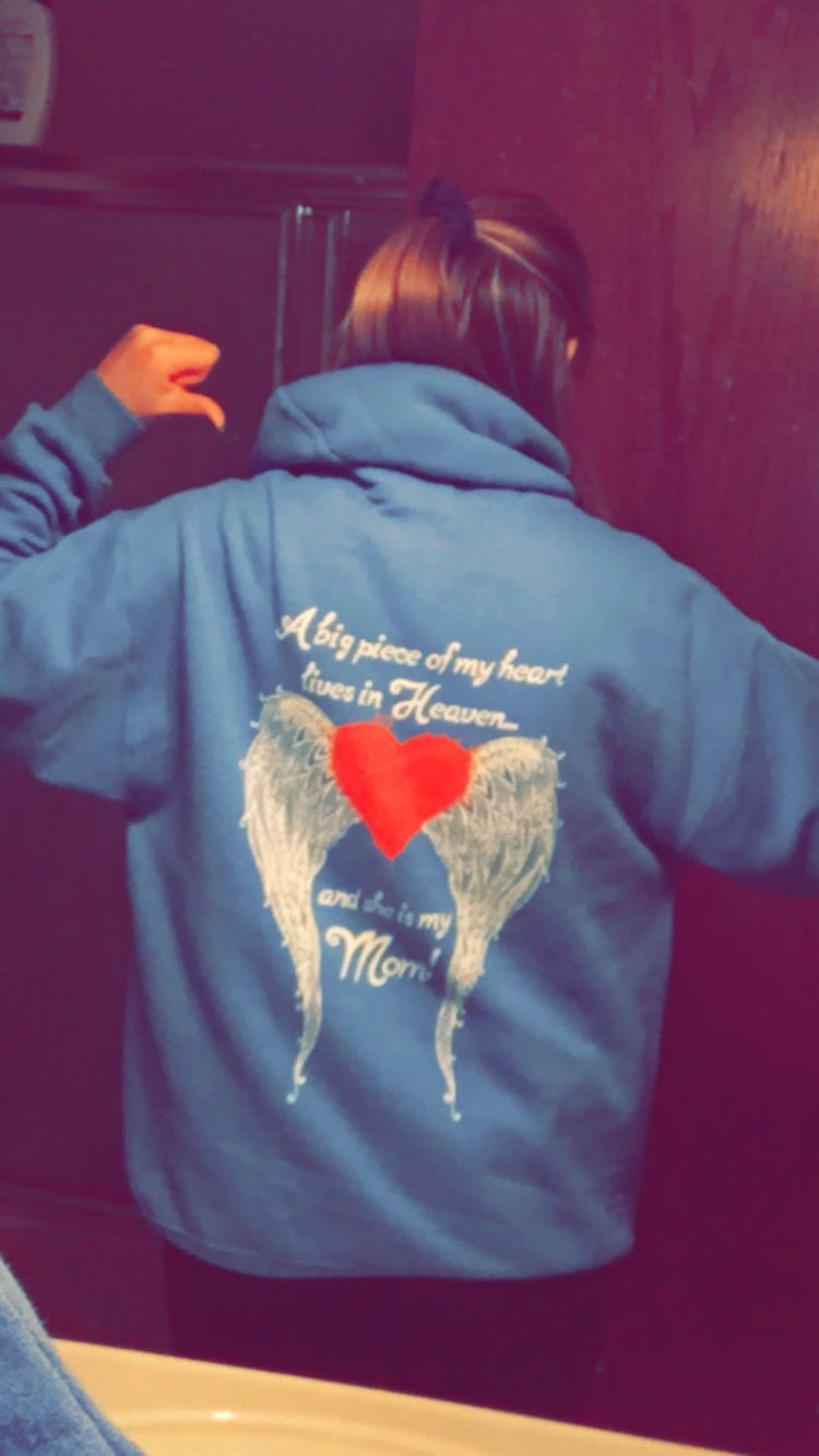 Customer photo review of Mom - A Big Piece of my Heart Hoodie