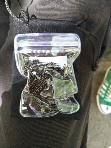 Customer photo review of Hannya Mask Chain Necklace