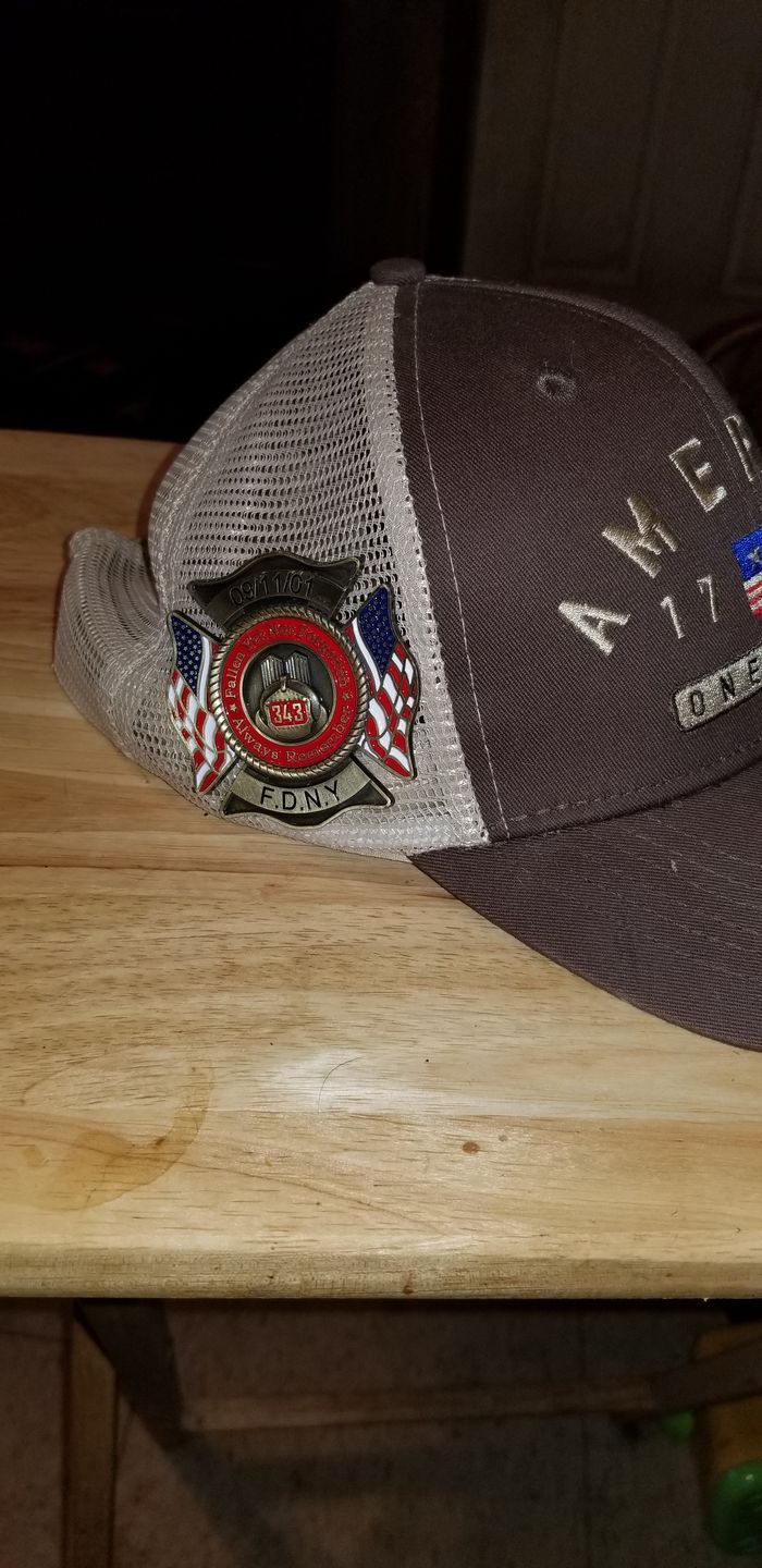 Customer photo review of 9/11 Firefighter Lapel Pin