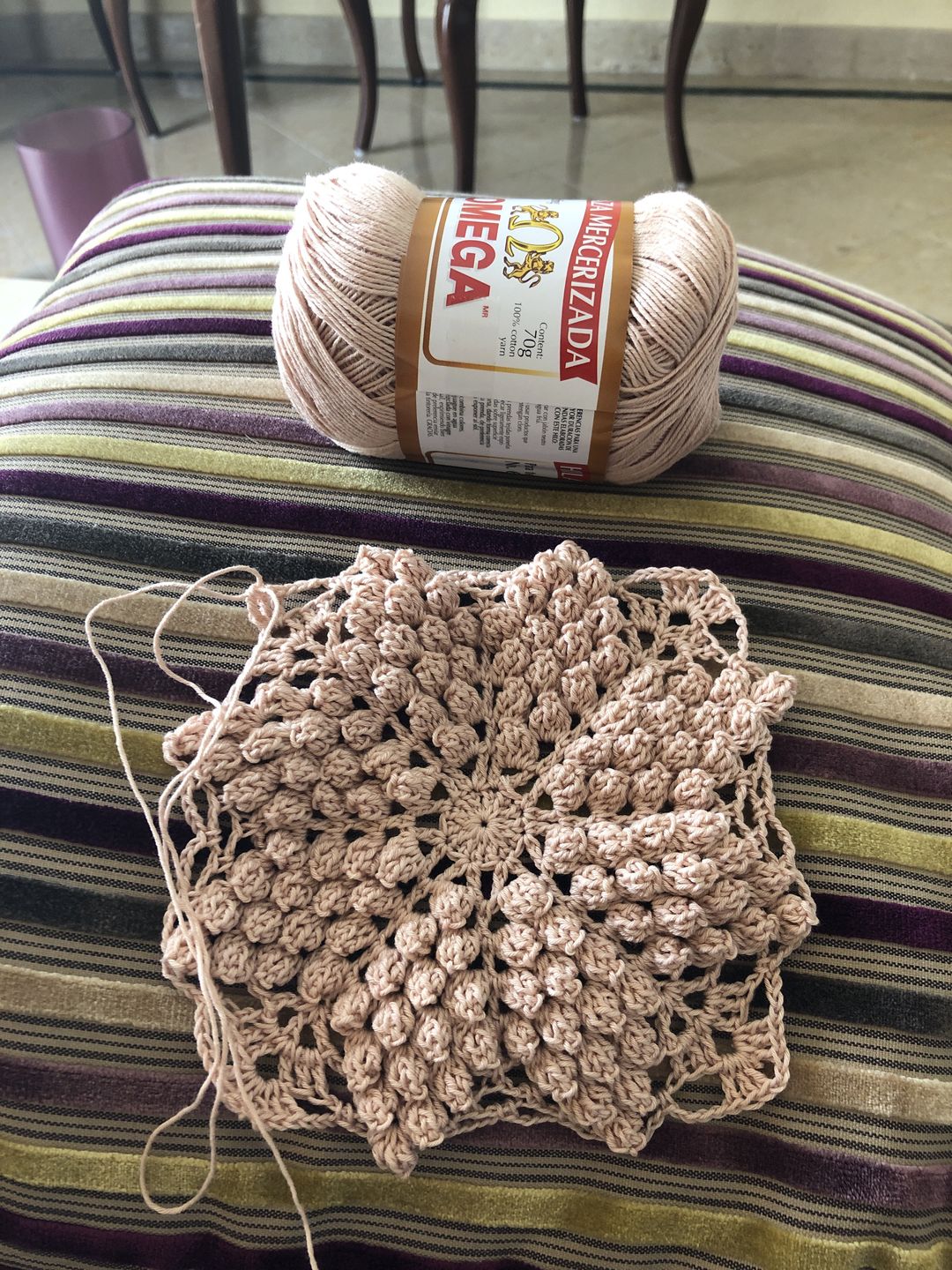 Customer photo review of Hilaza Omega No. 6, Marca Omega, Madeja de 70g y 280m
