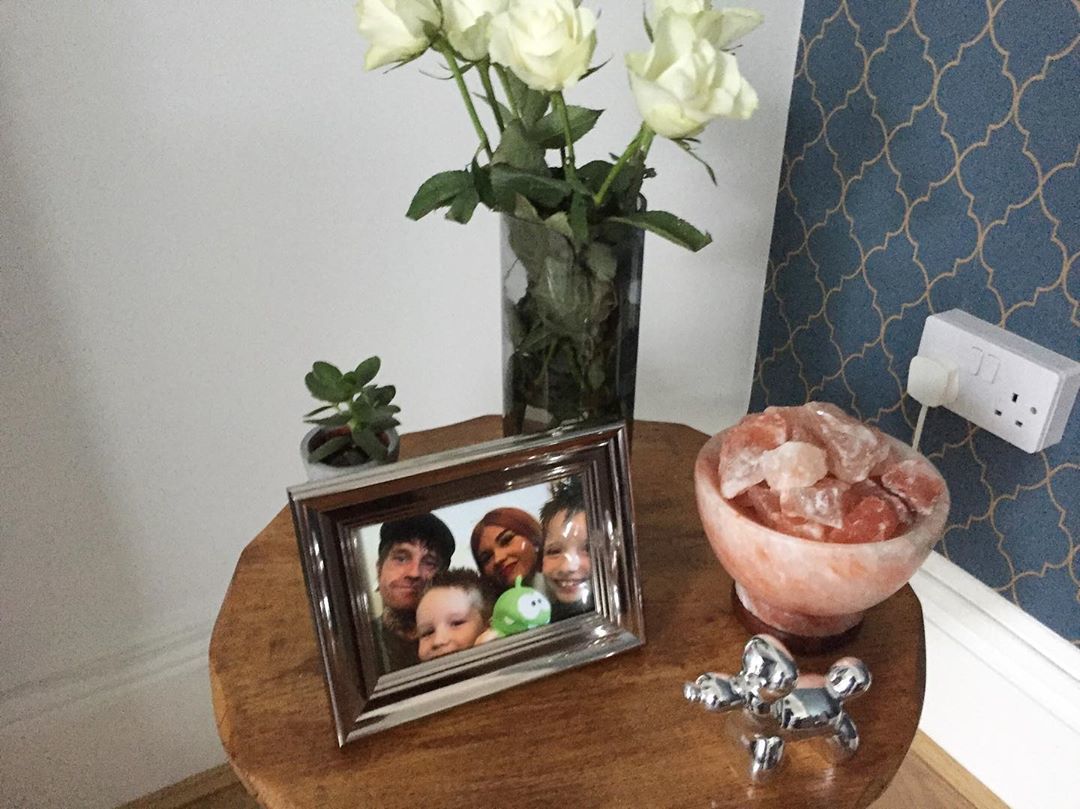 Customer photo review of Fire Bowl Himalayan Salt Lamp