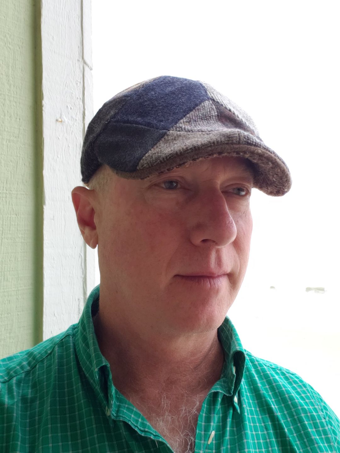Customer photo review of Erin Cap Patchwork Tweed