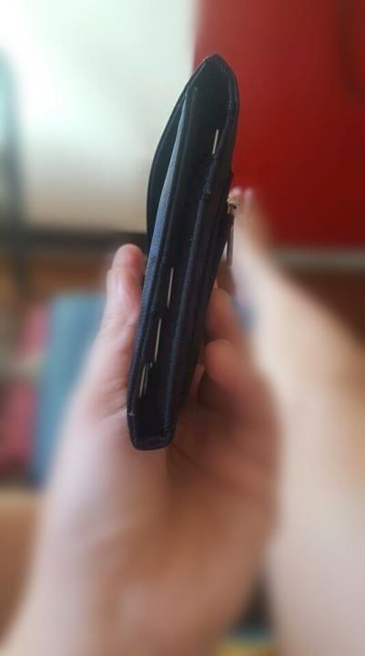 Customer photo review of Leather Slimvelope Black