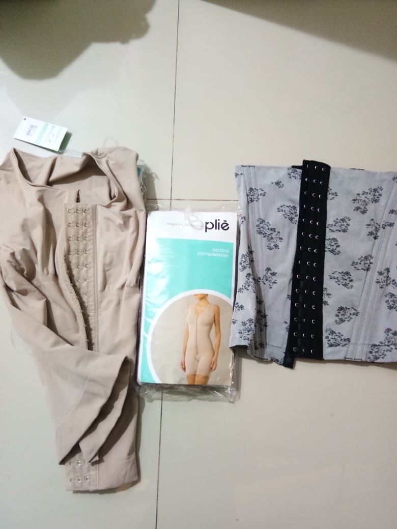 Customer photo review of Aesthetic Compression Body Sculpting Back Support Full Body