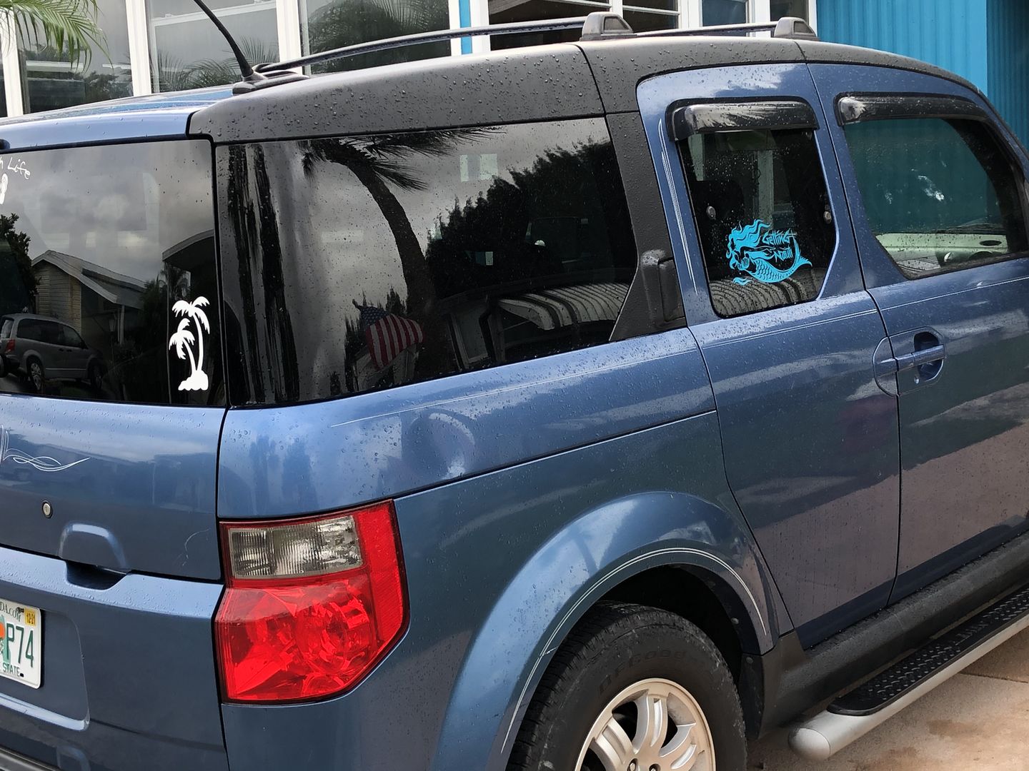 Customer photo review of Mermaid Vinyl Decal