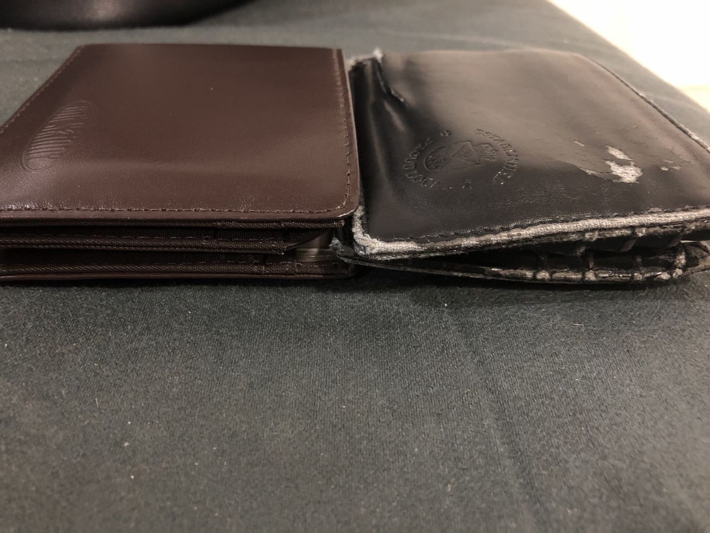Customer photo review of Leather L-Shape Brown
