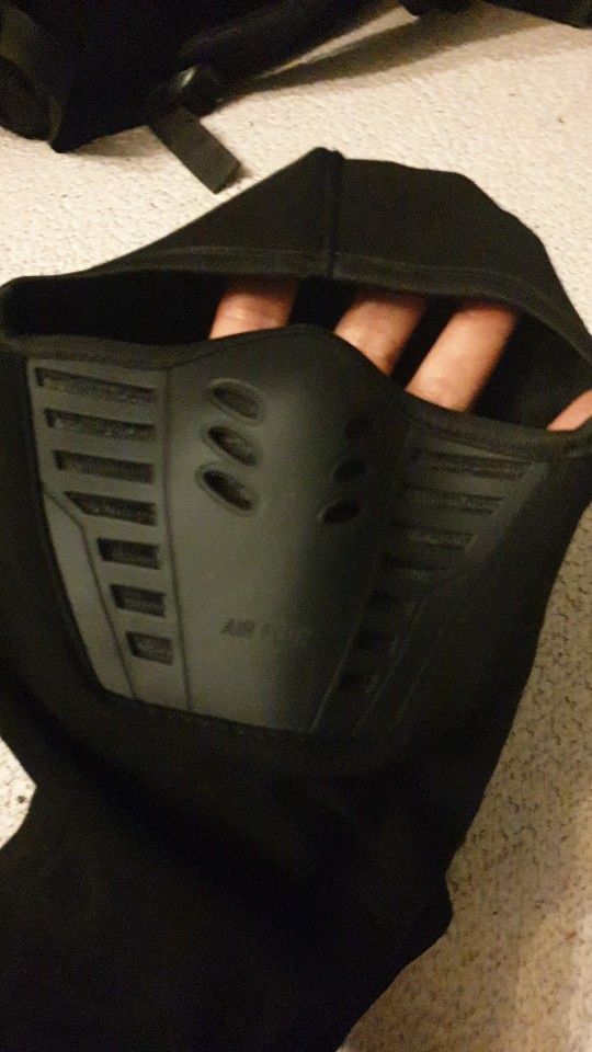 Customer photo review of Full Face Mask - Neck Warmer