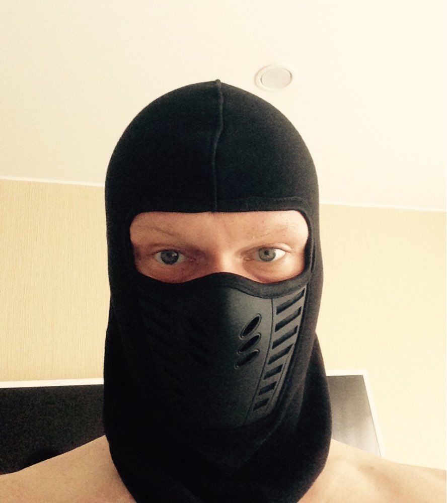 Customer photo review of Full Face Mask - Neck Warmer