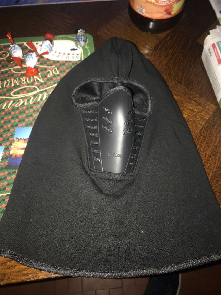 Customer photo review of Full Face Mask - Neck Warmer