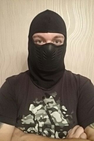 Customer photo review of Full Face Mask - Neck Warmer
