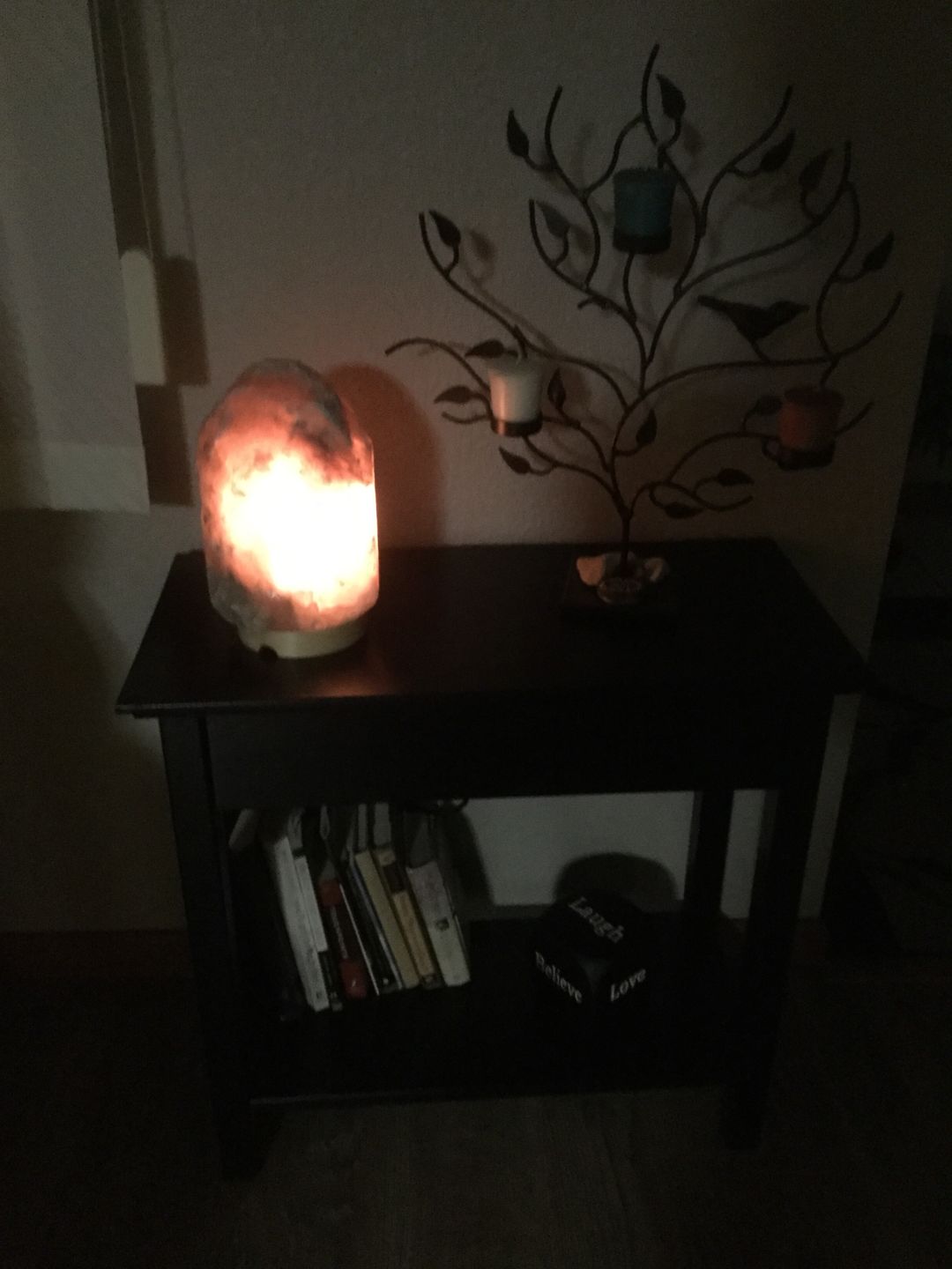 Customer photo review of Rare Gray Himalayan Salt Lamp