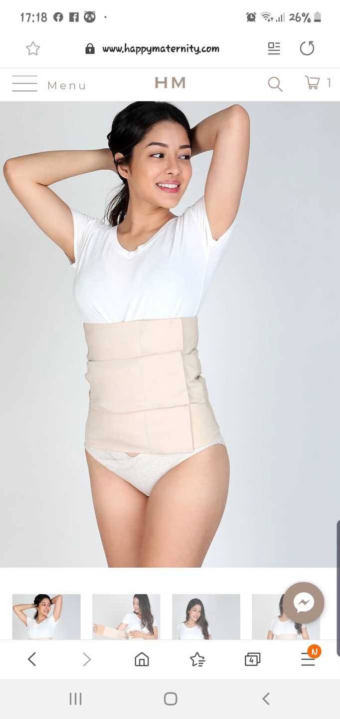 Customer photo review of Lovemère Postpartum Slimming & Recovery Wrap Binder