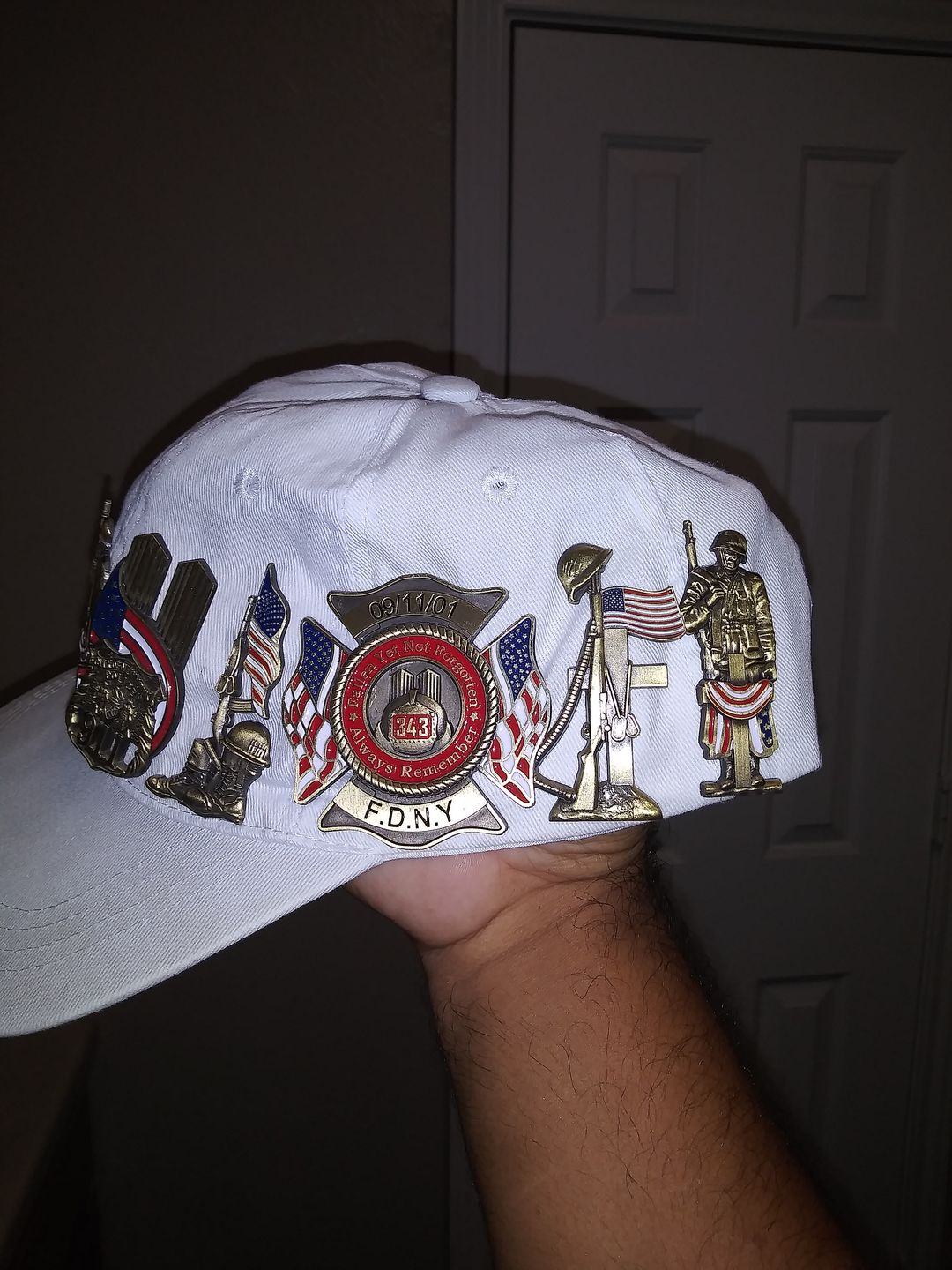 Customer photo review of 9/11 Firefighter Lapel Pin