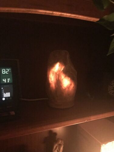 Customer photo review of Rare Gray Himalayan Salt Lamp