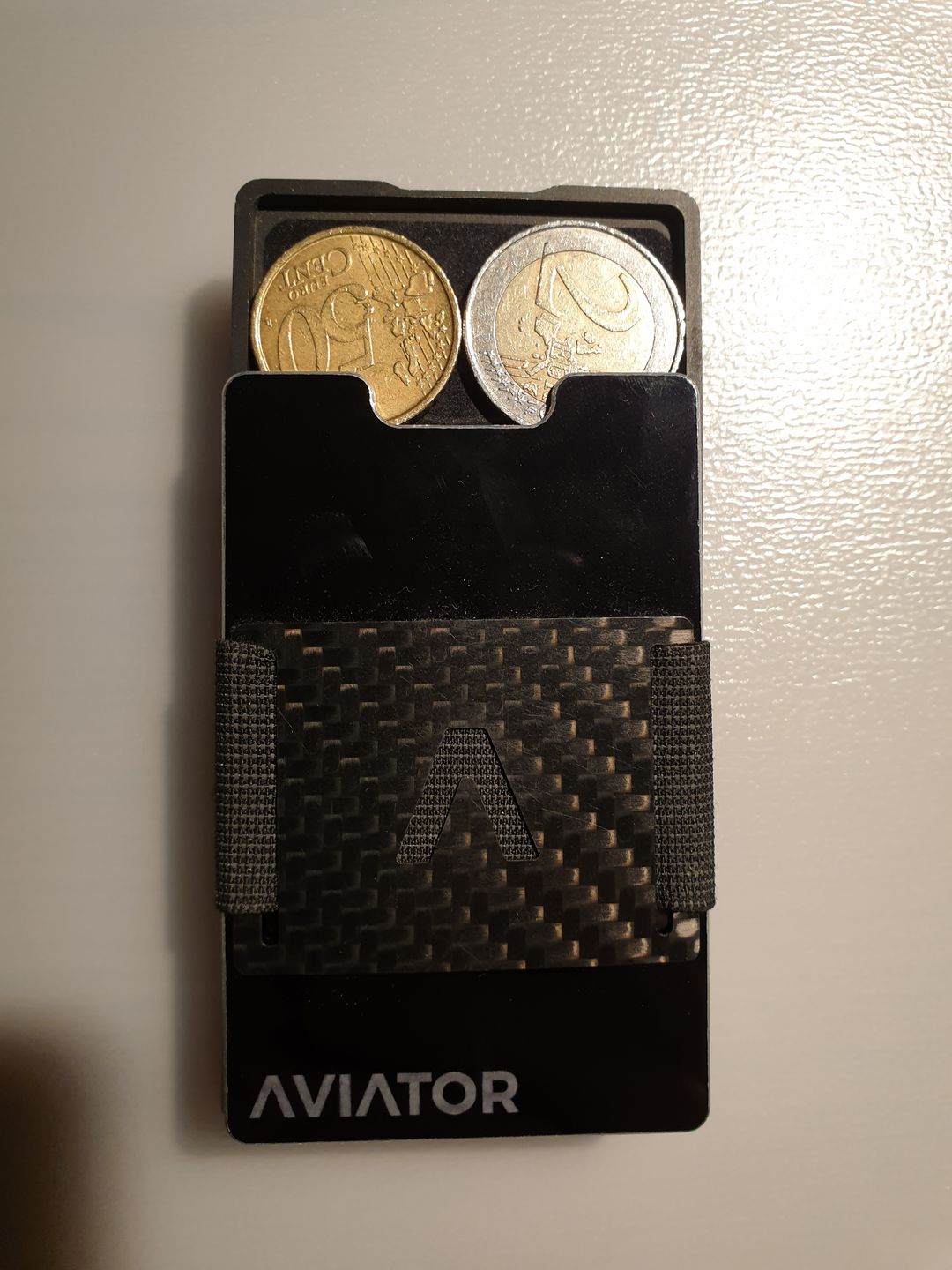 Customer photo review of Silent Velour Inlay for coin compartment