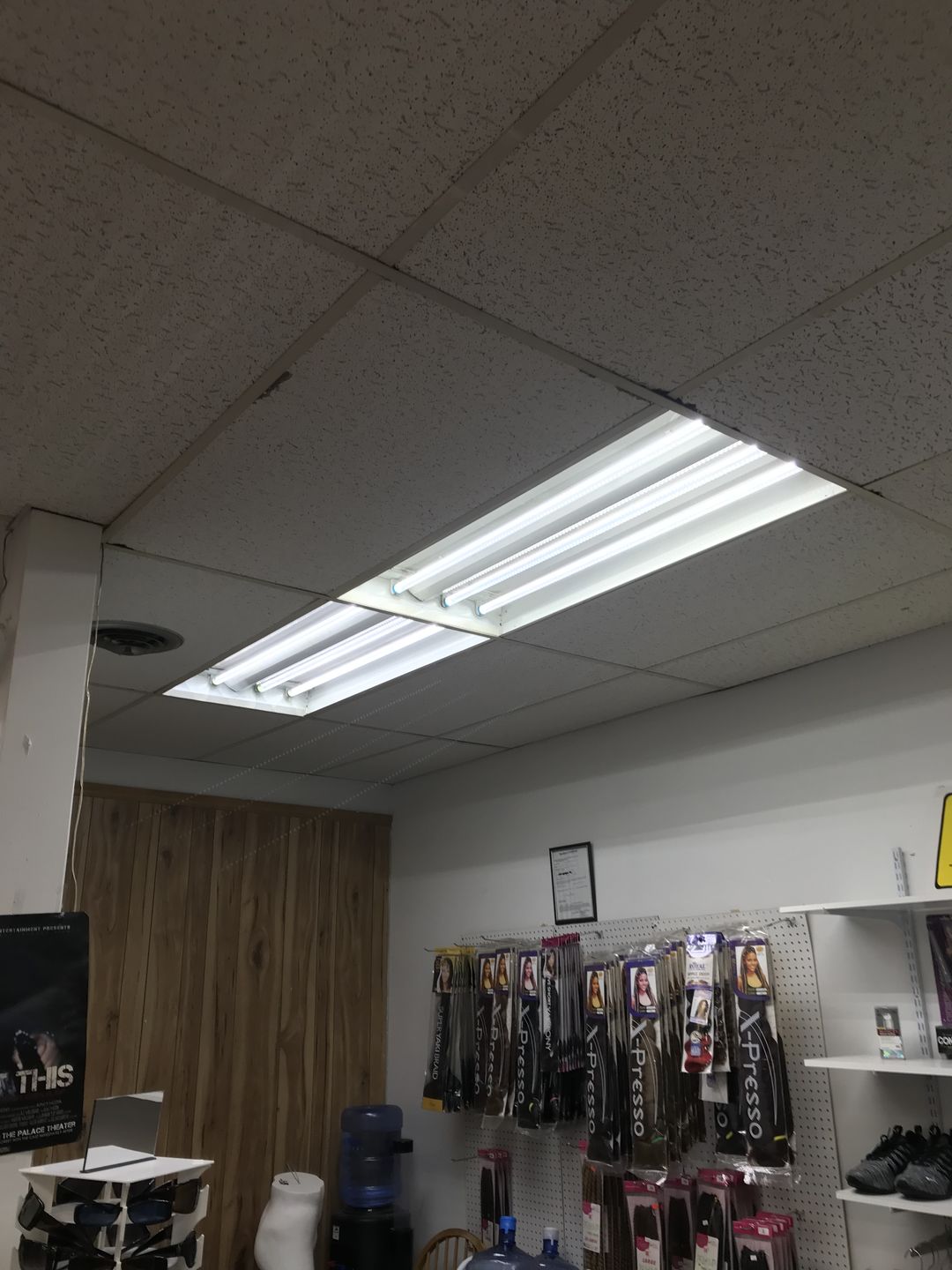 Customer photo review of Hybrid T8 4ft LED Tube Glass 18W 2400 Lumens 5000K Clear (Check Compatibility List; Not Compatible with all ballasts)
