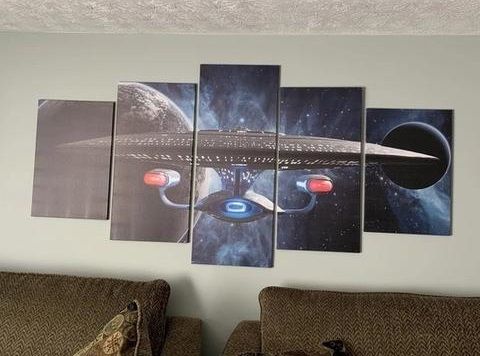Customer photo review of Custom Canvas Prints | Decor Painting Wall Art Framed