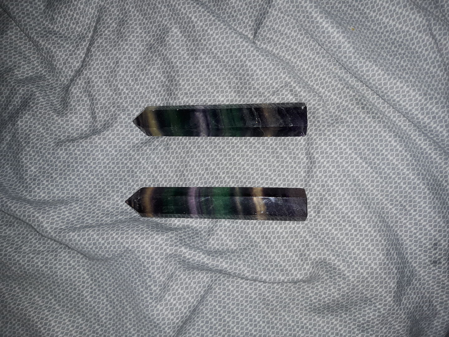 Customer photo review of Rainbow Fluorite Wand