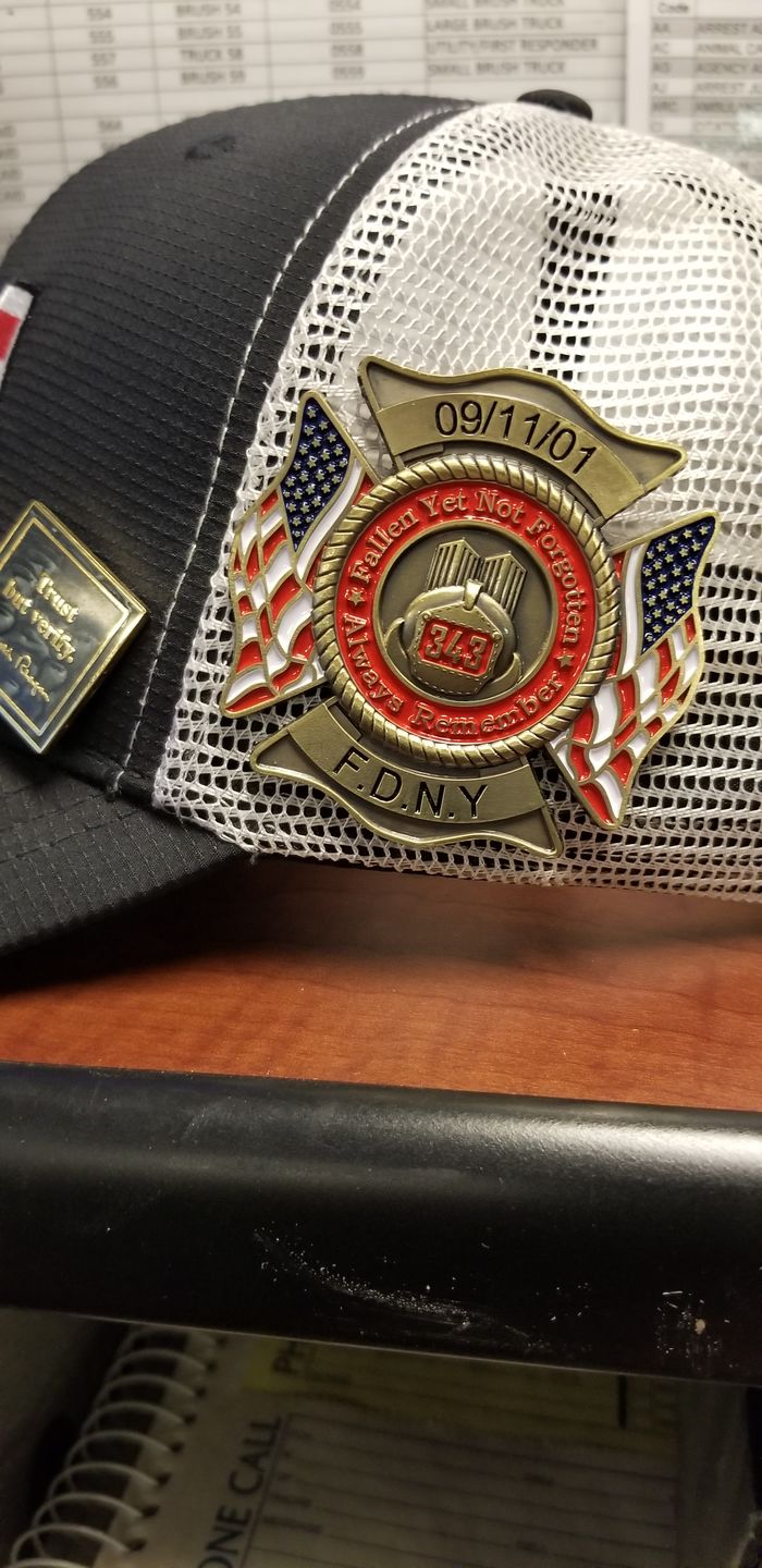 Customer photo review of 9/11 Firefighter Lapel Pin