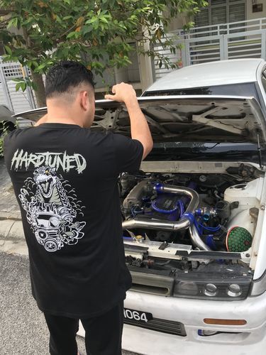 Customer photo review of RB Godzilla Tattoo Band Tee