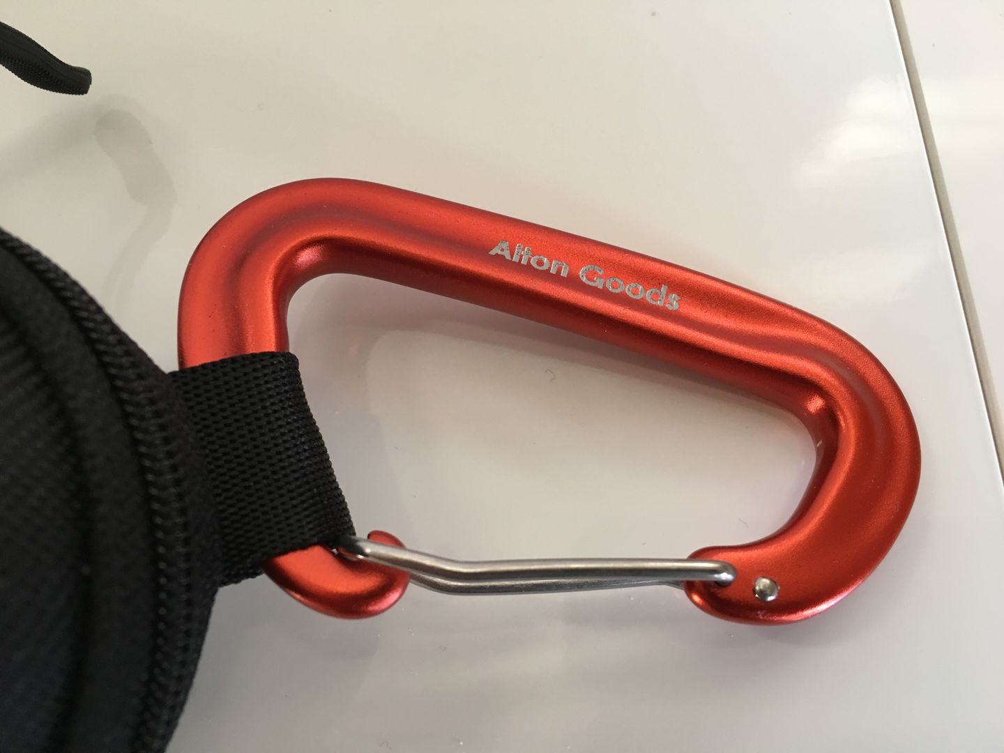 Customer photo review of Ultralight Aluminium Carabiner (12kn)