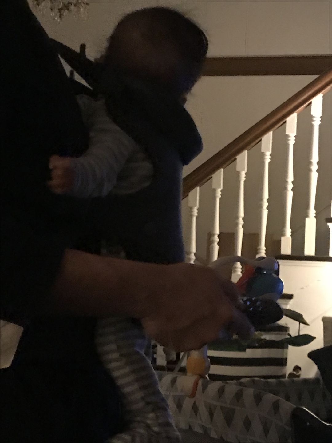 Customer photo review of Footie Pajamas, Merino Wool, Blue