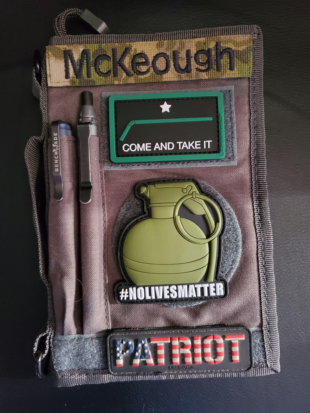 Customer photo review of #NOLIVESMATTER Morale Patch