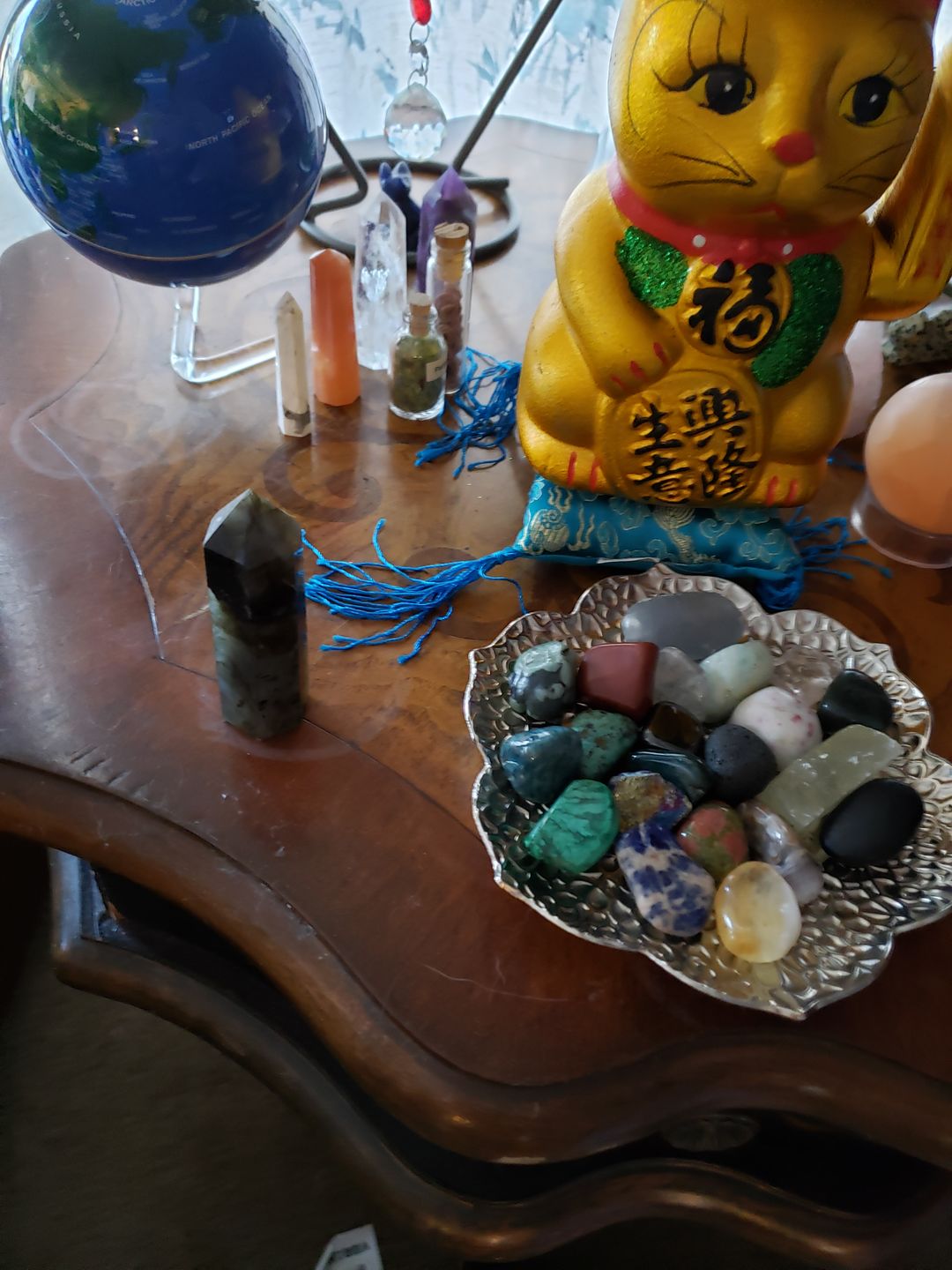 Customer photo review of Labradorite Wand