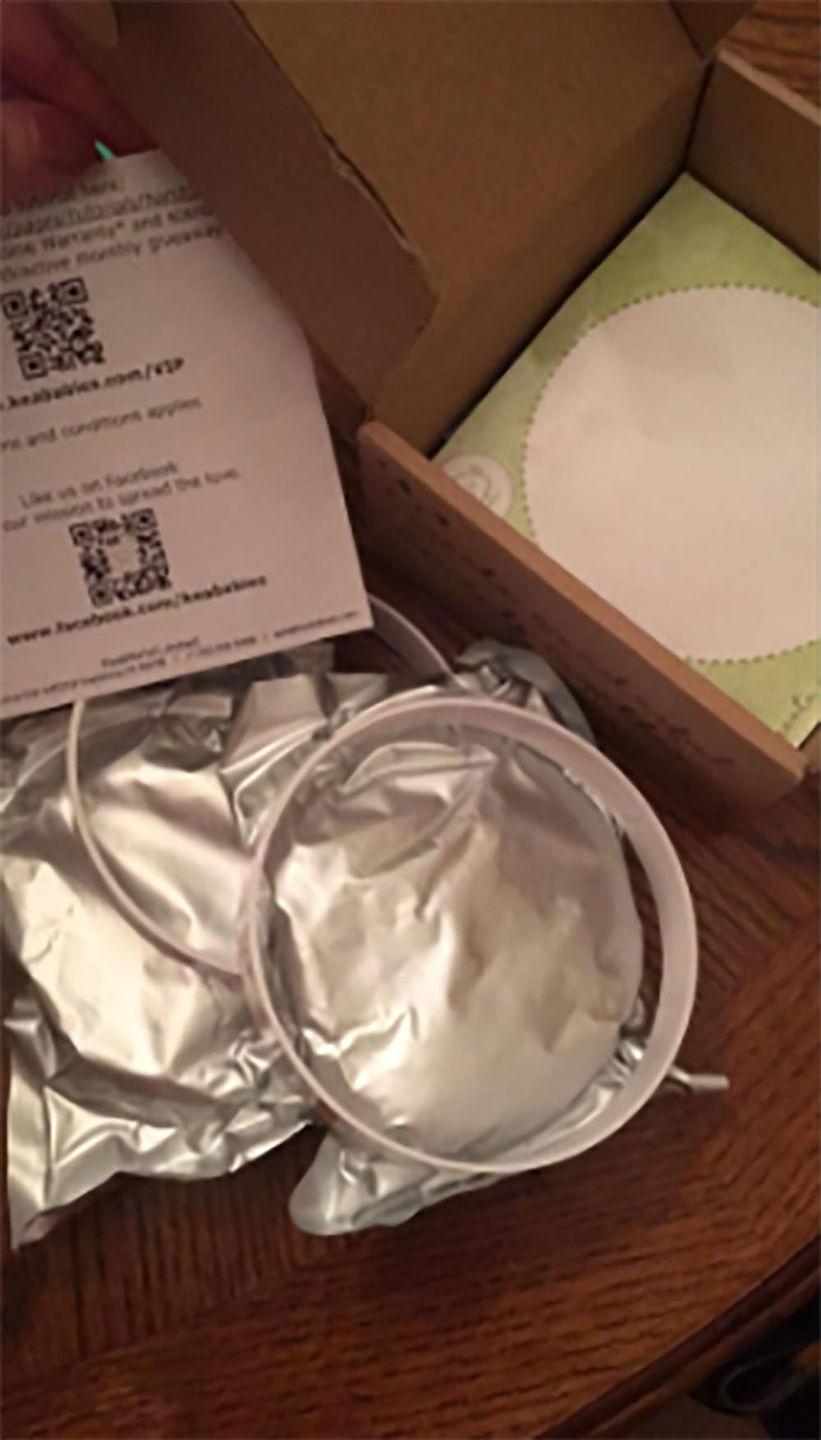 Customer photo review of Baby Handprint Keepsake Ornament
