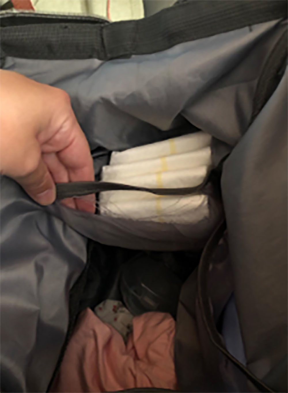 Customer photo review of Original Diaper Backpack