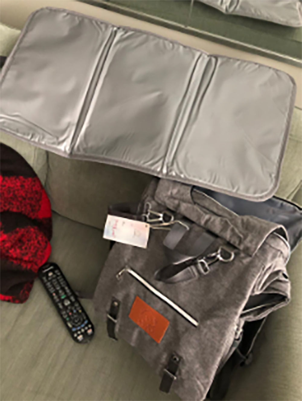 Customer photo review of Explorer Diaper Backpack (40% Off NOW!)