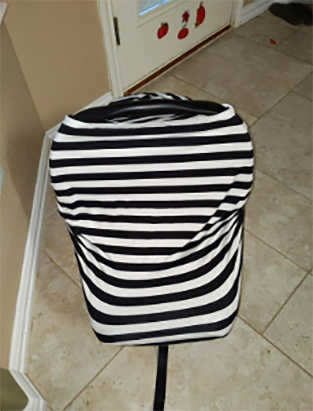 Customer photo review of Carseat Canopy - Nursing Cover