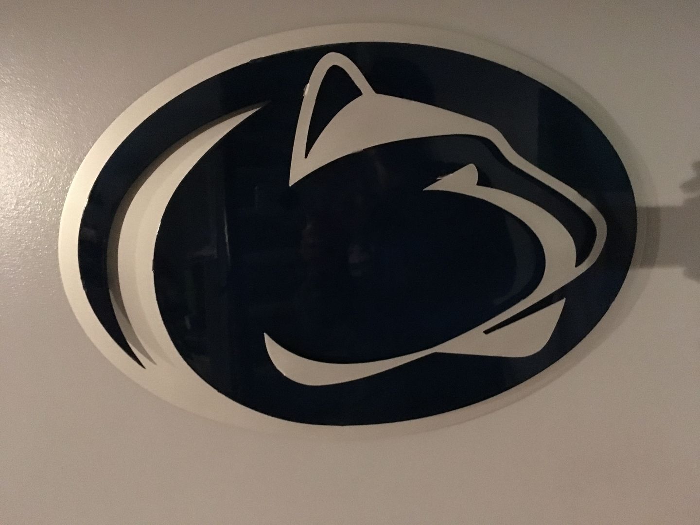 Customer photo review of Penn State University Nittany Lions 3D Artwork 23" x 16"