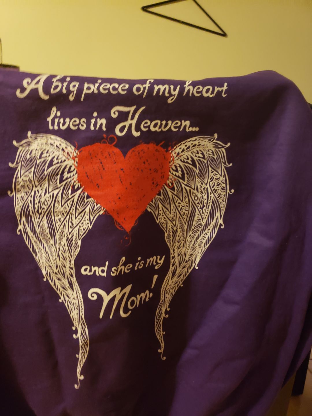 Customer photo review of Mom - A Big Piece of my Heart Hoodie