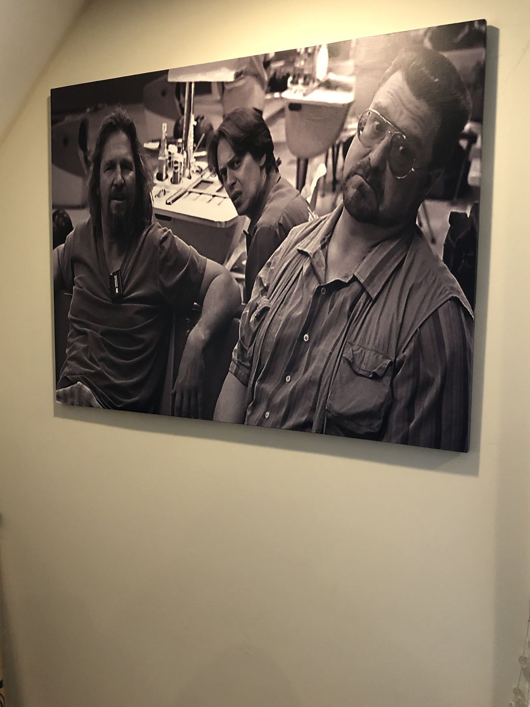 Customer photo review of The Big Lebowski Wall Art