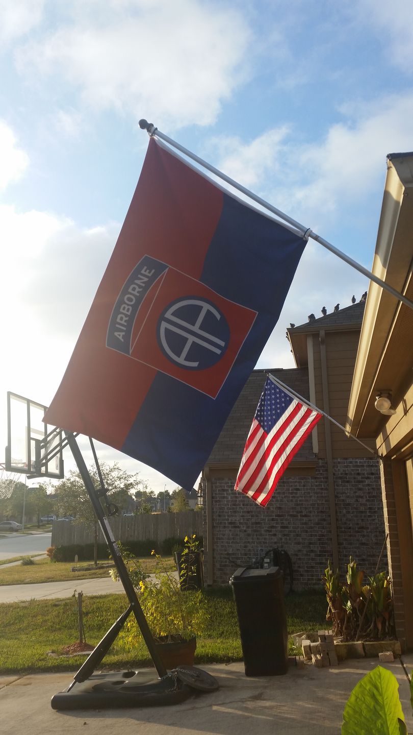 Customer photo review of The 82nd Airborne Flag