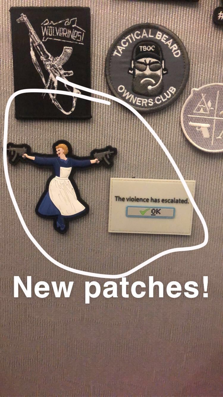 Customer photo review of Cowabunga Morale Patch
